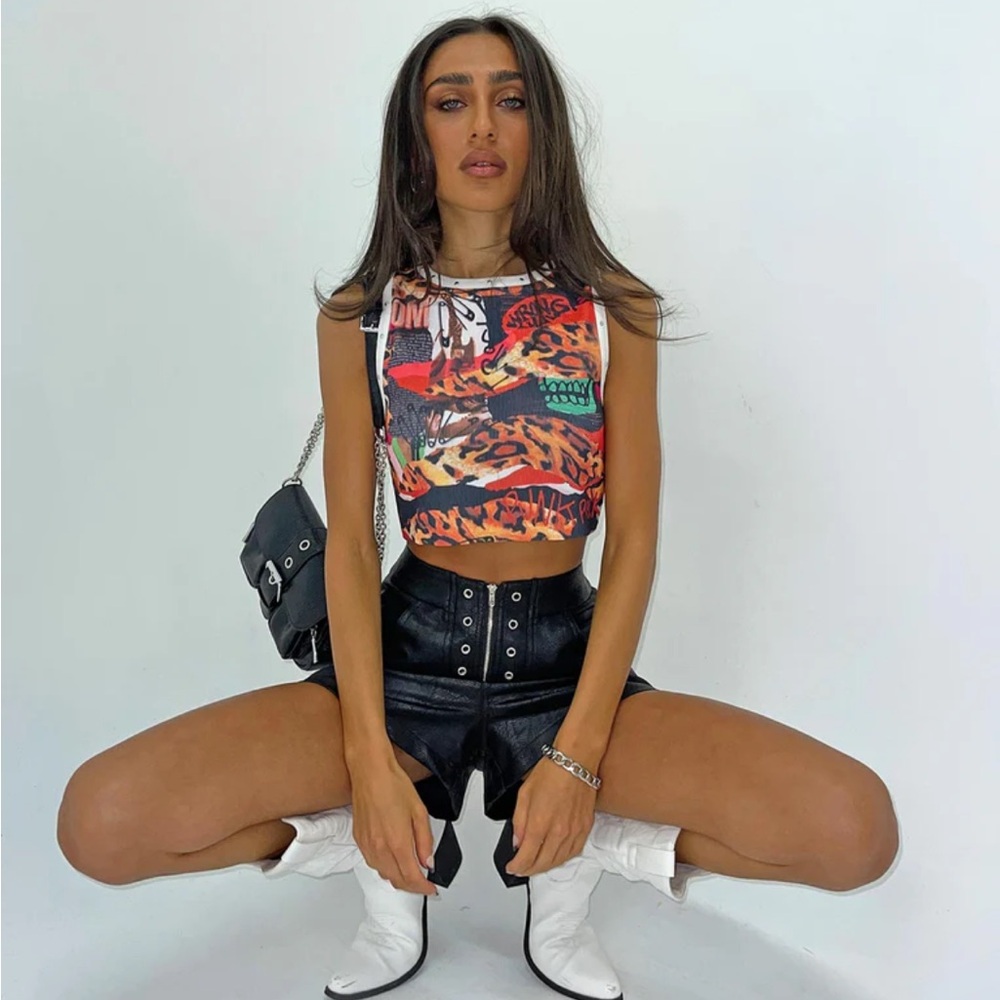 Princess Polly Leather Shorts